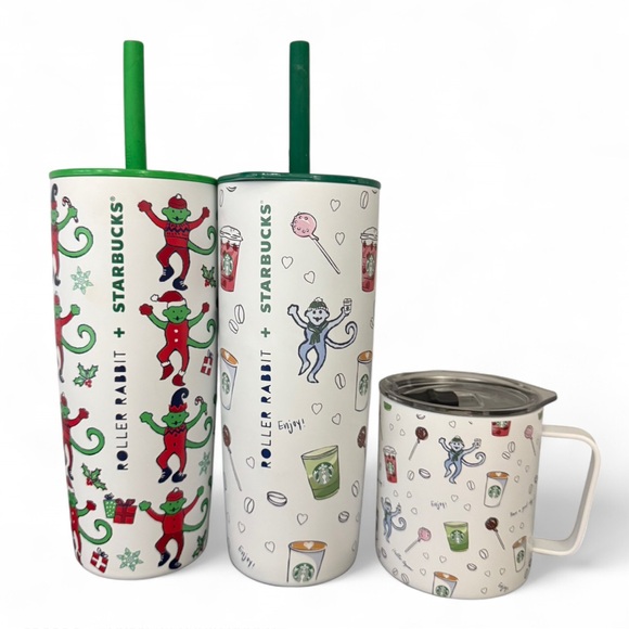 Starbucks x Roller Rabbit BUNDLE - Picture 2 of 5